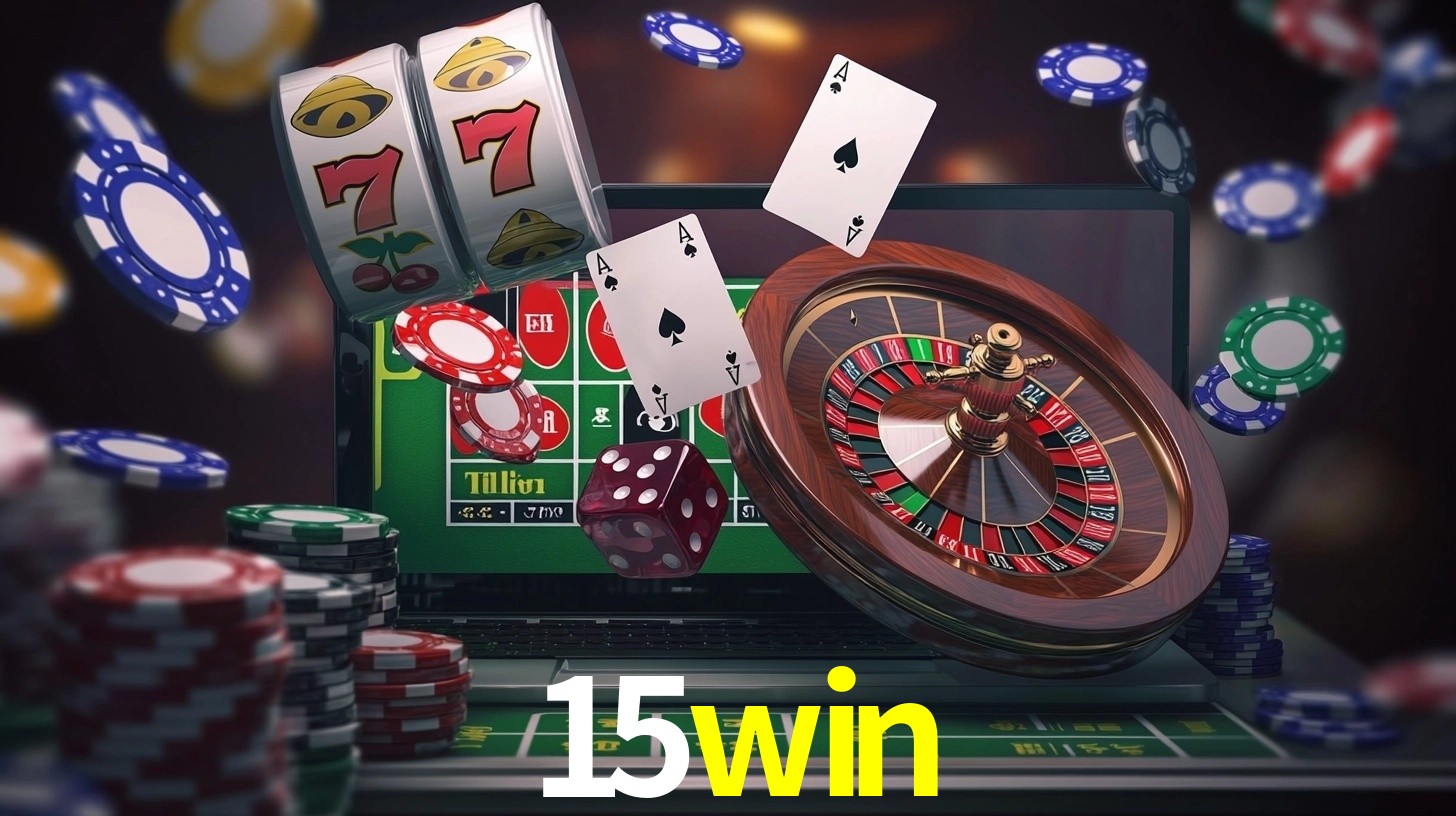 15win Logo - Bônus com Rollover Justo